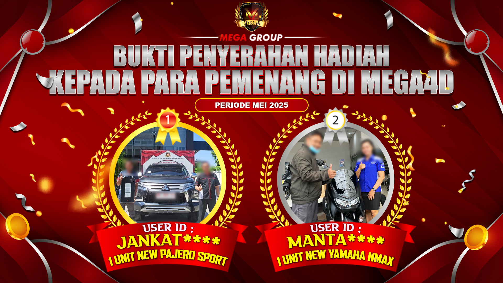 Selamat Kepada Member Setia MEGA4D Sudah Memenangkan Satu Unit Mobil Pajero Sport